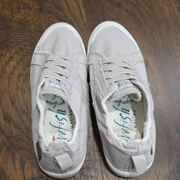 Blowfish Malibu Superfoam Sock Slip On's Light Gray Sneakers - Picture 3 of 4